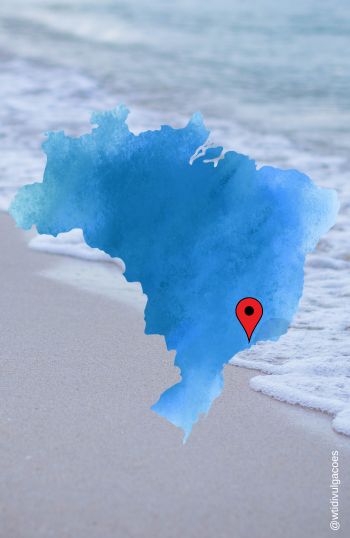 Mapa Brasil - Litoral Norte SP